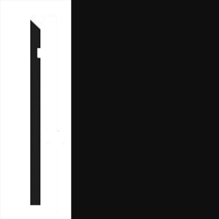 Picture of Johnsonite - Millwork Reveal 8 Black