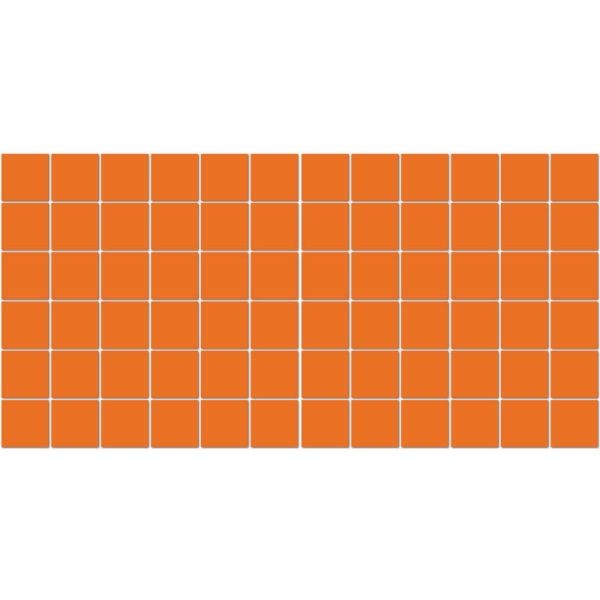 Picture of American Olean - Unglazed ColorBody Mosaic 2 x 2 Orange Fizz