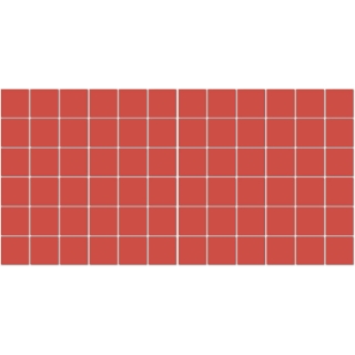 Picture of American Olean - Unglazed ColorBody Mosaic 2 x 2 Red