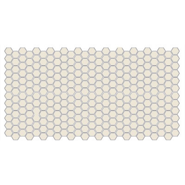 Picture of American Olean - Unglazed ColorBody Mosaic Hexagon 1 x 1 Almond
