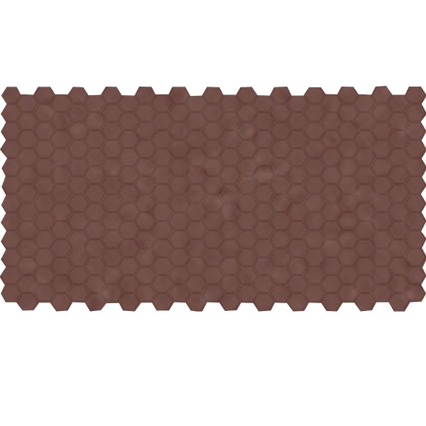 Picture of American Olean - Unglazed ColorBody Mosaic Hexagon 1 x 1 Passion