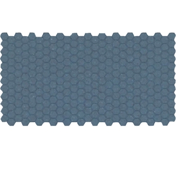 Picture of American Olean - Unglazed ColorBody Mosaic Hexagon 1 x 1 Navy