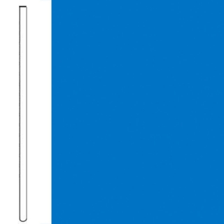 Picture of Flexco - Wall Base Straight 1/8 4 Cerulean