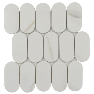 Picture of Roca - Rockart Mosaics Calacata Gold Oval