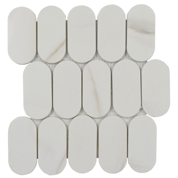 Picture of Roca - Rockart Mosaics Calacata Gold Oval