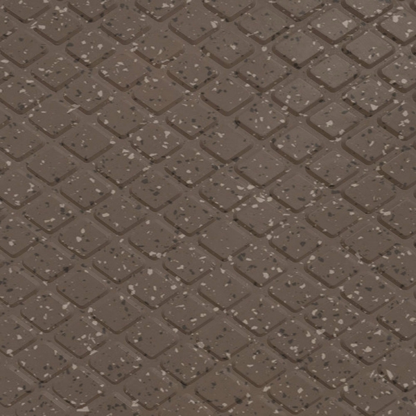 Picture of Flexco - Diamond Landing Tile SpexTones Milk Chocolate Bark Doe