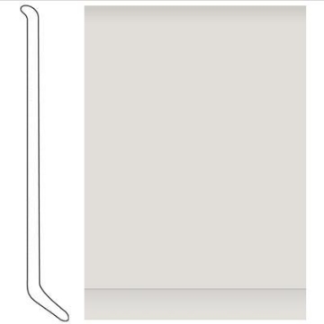 Picture of Johnsonite - Baseworks ThermoSet 4 1/2 with Toe Wall Base Snow White