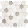 Picture of Daltile - Idyllic Blends Hexagon Mosaic Tranquil Snow