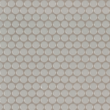 Picture of MS International - Penny Round Mosaic Gray
