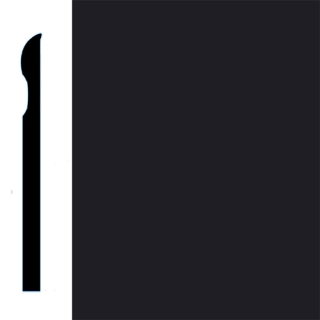 Picture of VPI Corp. - Low Dirt Retention Wallbase LDR2 4-inch Jet