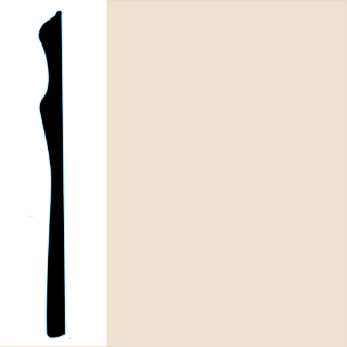 Picture of VPI Corp. - Low Dirt Retention Wallbase LDR3 4 1/2-inch Papyrus