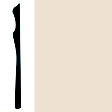 Picture of VPI Corp. - Low Dirt Retention Wallbase LDR3 4 1/2-inch Papyrus