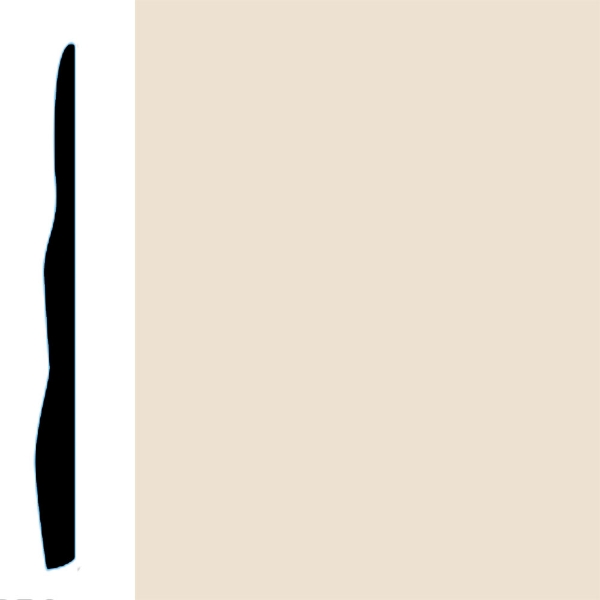 Picture of VPI Corp. - Low Dirt Retention Wallbase LDR4 4 1/2-inch Papyrus