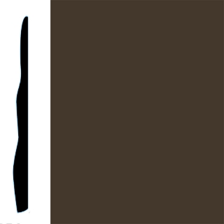 Picture of VPI Corp. - Low Dirt Retention Wallbase LDR4 5 1/2-inch Burnt Umber