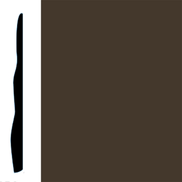 Picture of VPI Corp. - Low Dirt Retention Wallbase LDR4 5 1/2-inch Burnt Umber