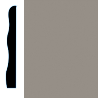 Picture of VPI Corp. - Low Dirt Retention Wallbase LDR5 3 1/2-inch Sandstone