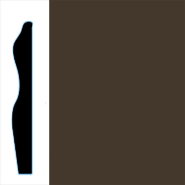 Picture of VPI Corp. - Low Dirt Retention Wallbase LDR6 3-inch Burnt Umber