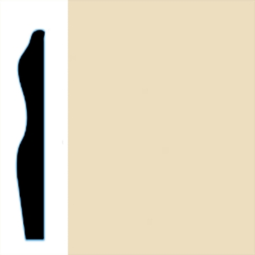 Picture of VPI Corp. - Low Dirt Retention Wallbase LDR6 3-inch Eggshell