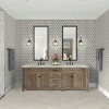 Picture of Daltile - Stone Decorative Accents Argyle Mosaic Blend Gray