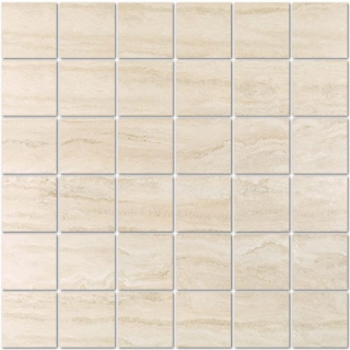 Picture of Portobello Ceramica - Travertino Navona Mosaic Bianco