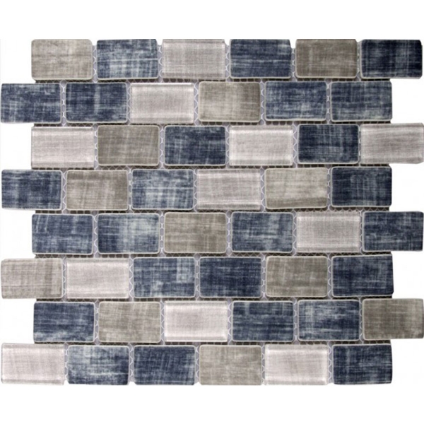 Picture of Bati Orient - Fabric Print Mosaic Grey Blue