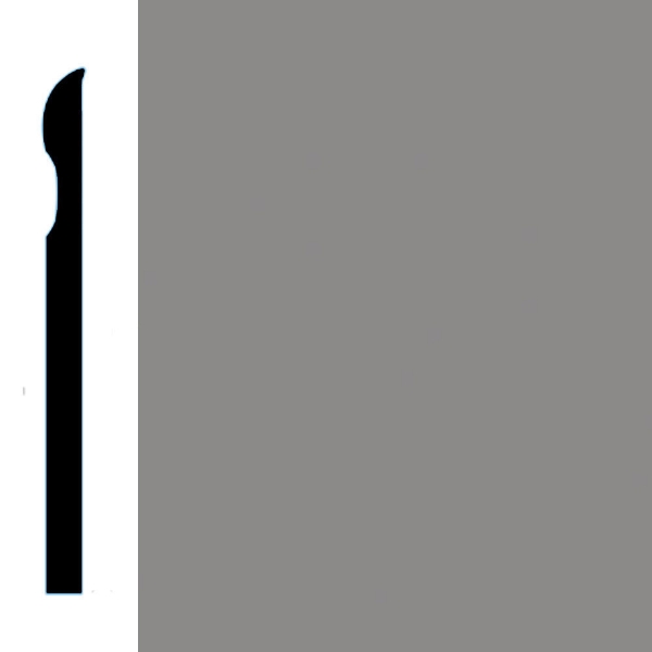 Picture of VPI Corp. - Low Dirt Retention Wallbase LDR2 4-inch Alloy