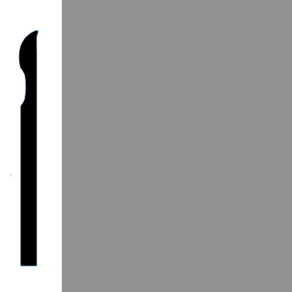 Picture of VPI Corp. - Low Dirt Retention Wallbase LDR2 4-inch London Fog