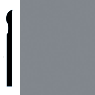 Picture of VPI Corp. - Low Dirt Retention Wallbase LDR2 4-inch Silver Sable