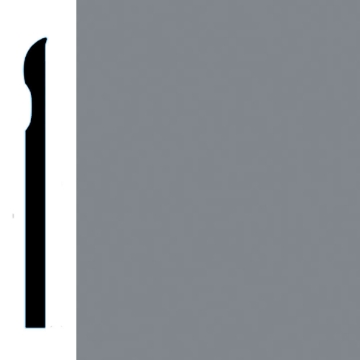 Picture of VPI Corp. - Low Dirt Retention Wallbase LDR2 4-inch Silver Sable