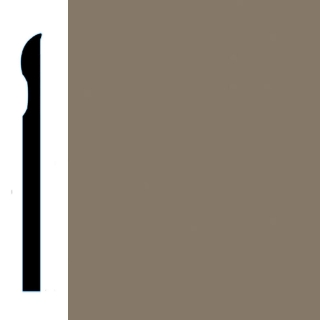 Picture of VPI Corp. - Low Dirt Retention Wallbase LDR2 4-inch Taupe