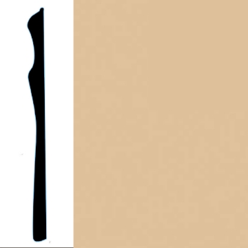 Picture of VPI Corp. - Low Dirt Retention Wallbase LDR3 4 1/2-inch Cafe Au Lait