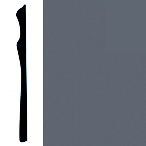 Picture of VPI Corp. - Low Dirt Retention Wallbase LDR3 4 1/2-inch Charcoal Slate