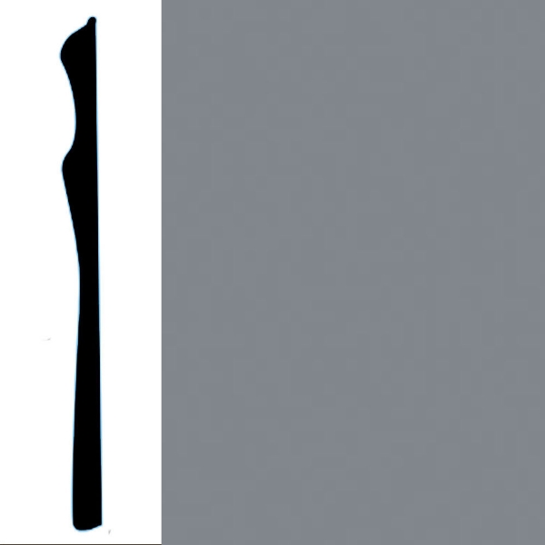 Picture of VPI Corp. - Low Dirt Retention Wallbase LDR3 4 1/2-inch Silver Sable