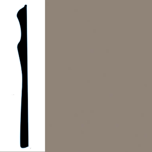 Picture of VPI Corp. - Low Dirt Retention Wallbase LDR3 4 1/2-inch Smoke