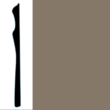 Picture of VPI Corp. - Low Dirt Retention Wallbase LDR3 6-inch Taupe