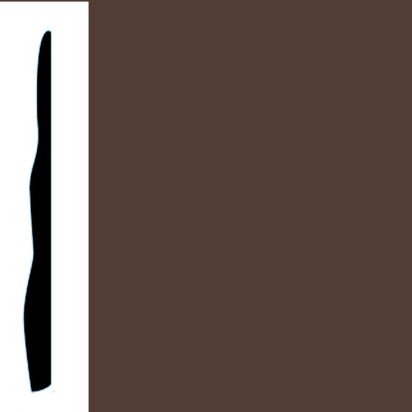 Picture of VPI Corp. - Low Dirt Retention Wallbase LDR4 4 1/2-inch Cappuccino