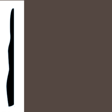 Picture of VPI Corp. - Low Dirt Retention Wallbase LDR4 4 1/2-inch Roasted Chestnut