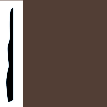 Picture of VPI Corp. - Low Dirt Retention Wallbase LDR4 5 1/2-inch Cappuccino