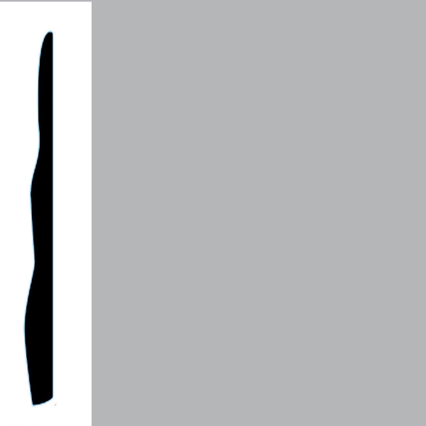 Picture of VPI Corp. - Low Dirt Retention Wallbase LDR4 5 1/2-inch Dove Grey