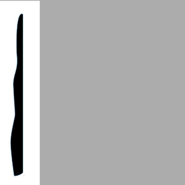 Picture of VPI Corp. - Low Dirt Retention Wallbase LDR4 5 1/2-inch London Gray