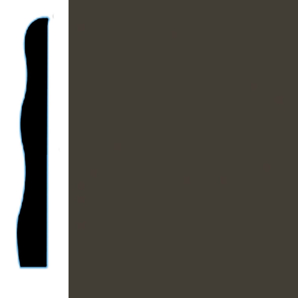 Picture of VPI Corp. - Low Dirt Retention Wallbase LDR5 3 1/2-inch Black Brown