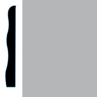 Picture of VPI Corp. - Low Dirt Retention Wallbase LDR5 3 1/2-inch Dove Grey