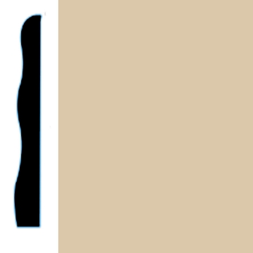 Picture of VPI Corp. - Low Dirt Retention Wallbase LDR5 3 1/2-inch Sahara