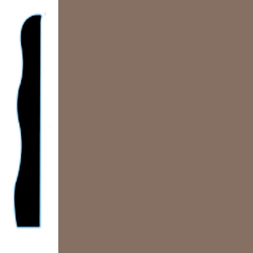 Picture of VPI Corp. - Low Dirt Retention Wallbase LDR5 3 1/2-inch Toast