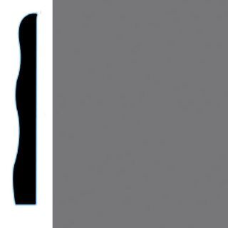 Picture of VPI Corp. - Low Dirt Retention Wallbase LDR5 3 1/2-inch Tudor Gray