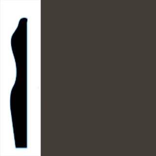 Picture of VPI Corp. - Low Dirt Retention Wallbase LDR6 3-inch Black Brown