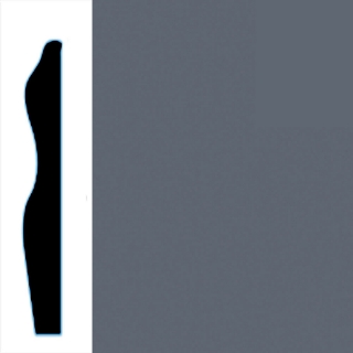 Picture of VPI Corp. - Low Dirt Retention Wallbase LDR6 3-inch Charcoal Slate