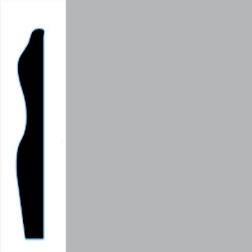 Picture of VPI Corp. - Low Dirt Retention Wallbase LDR6 3-inch Dove Grey