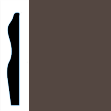 Picture of VPI Corp. - Low Dirt Retention Wallbase LDR6 3-inch Roasted Chestnut