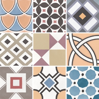 Picture of Equipe - Caprice Deco Patchwork Colours